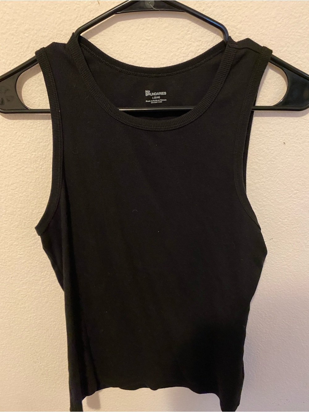 No Boundaries Black Tank Top